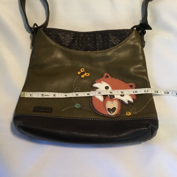 Charming Chala Foxy Fox Woodland Medium Crossbody Bag Handbag Purse - Picture 9 of 11